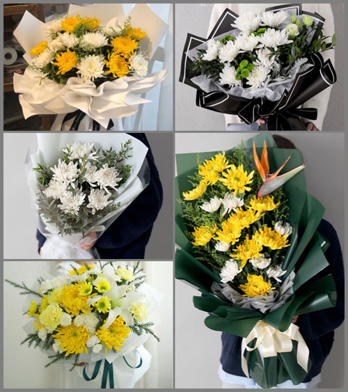 贵州贵阳云岩区黔灵镇扶-园社区白事花束代送